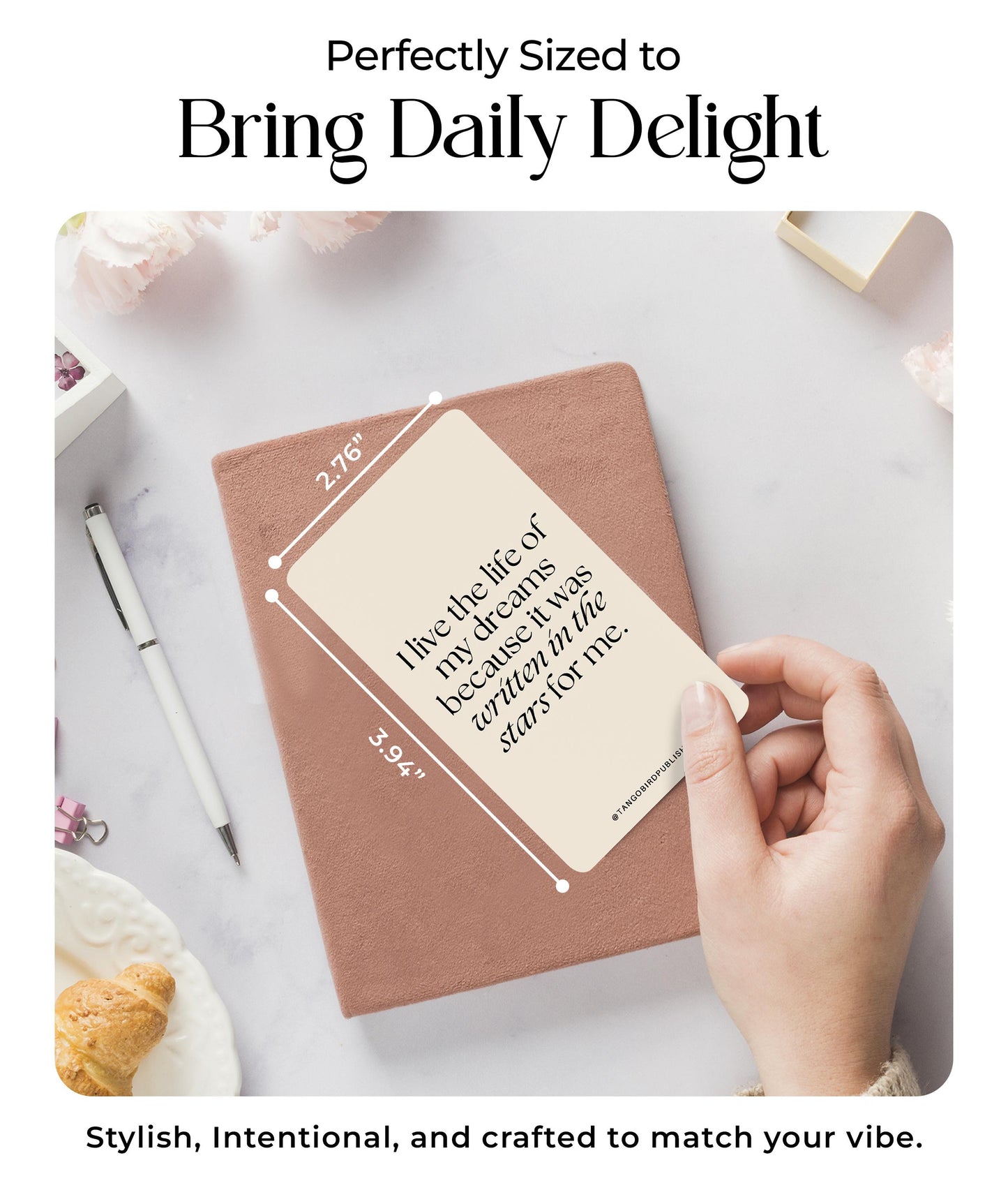 TangoBird Miracle Mantras Affirmation Card