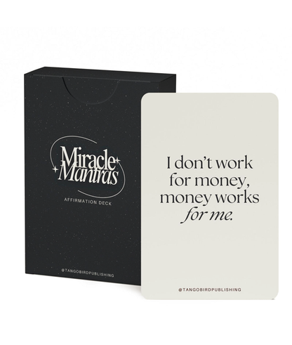 TangoBird Miracle Mantras Affirmation Card